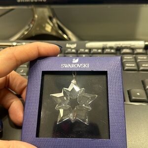 Swarovski star ornament